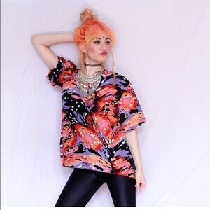 Silk shirt/blouse 80's vintage